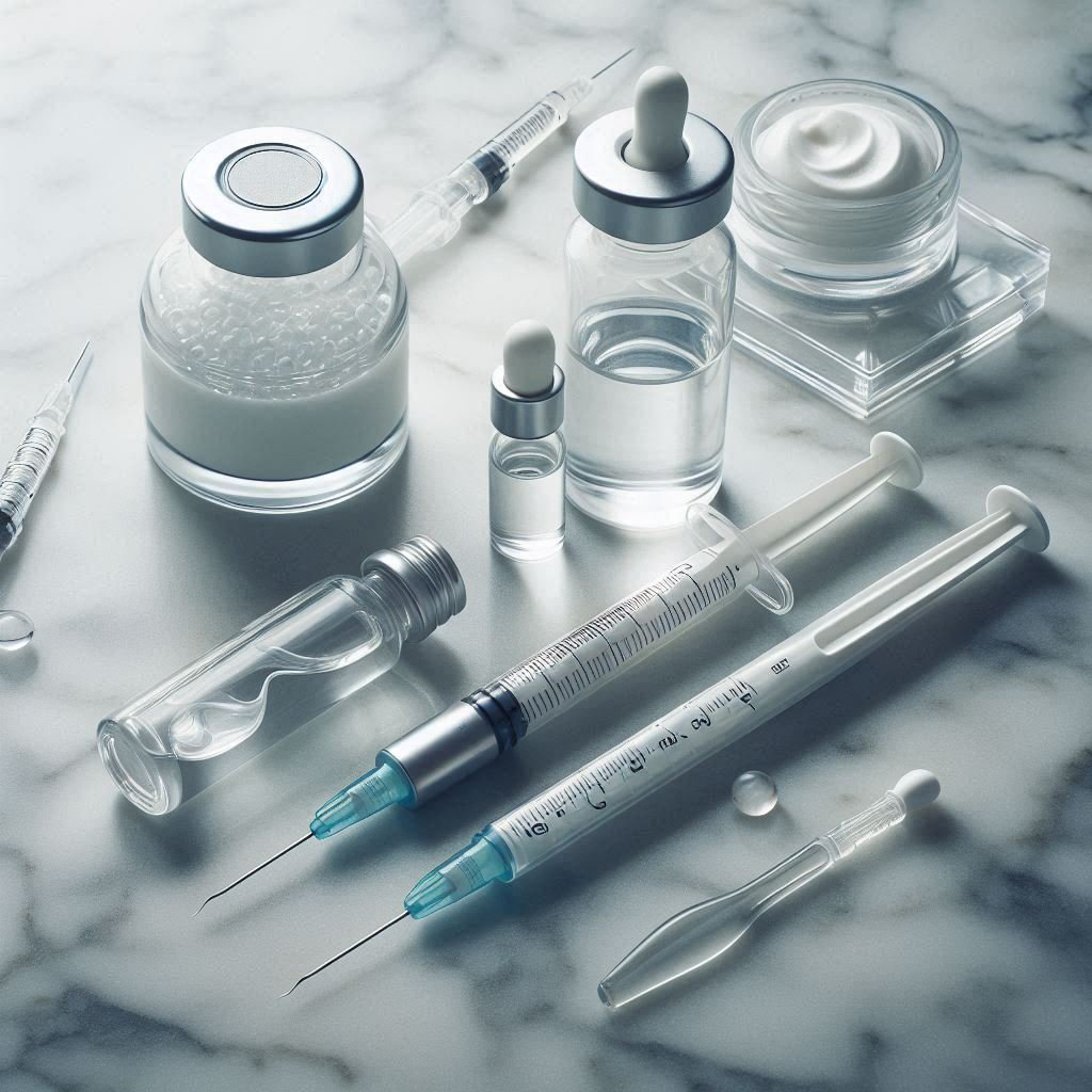 Collagen vials and syringes